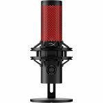 HyperX QuadCast 2 Wired Electret Condenser Microphone for Gaming  Live Streaming  Voice  Podcasting - Black - 9.84 ft - Stereo - 20 Hz to 20 kHz - 1 Ohm -8 dB - Cardioid  Omni-direction