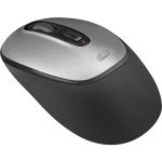 Adesso Antimicrobial Wireless Mouse - Optical - Wireless - 30 ft - Radio Frequency - 2.40 GHz - Black  Gray - USB - 1600 dpi - Scroll Wheel - Symmetrical - 1 x AA Battery Supported