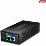 TRENDnet Gigabit PoE++ Injector  Supplies PoE (15.4W)  PoE+ (30W)  or PoE++ (60W)  Network A PoE Device Up To 100m(328 ft)  Supports IEEE 802.3af 802.at  Plug & Play  Black  TPE-117GI -