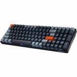 Adesso EasyTouch 1200 Keyboard - Wired/Wireless Connectivity - Bluetooth/RF - 2.40 GHz - USB Interface - RGB LED - 100 Key(s) - CoPilot  Windows Key Hot Key(s) - Windows  Mac OS - Engli