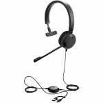 Jabra Evolve 30 II Headset - Microsoft Teams Certification - Stereo - USB Type C  USB Type A  Mini-phone (3.5mm) - Wired - 20 Hz to 20 kHz - On-ear  Over-the-head - Binaural - Supra-aur