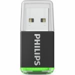 Philips AirBridge Single Band Wi-Fi Adapter for Microphone  Headset  Desktop Computer - USB Type A - 2.40 GHz ISM - Compact