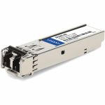 AddOn HP&reg; J9150D Compatible 10GBase-SR SFP+ Transceiver (MMF  850nm  300m  LC  DOM) - For Data Networking  Optical Network - 1 x LC 10GBase-SR Network - Optical Fiber - Multi-mode -