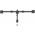 StarTech.com Desk Mount Triple Monitor Arm  3 VESA 27in (17.6lb/8kg) Displays  Ergonomic Height Adjustable Articulating Pole Mount - VESA 75x75/100x100mm heavy duty steel desk mount tri