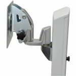 Ergotron Mounting Pivot for Cart - Polished Aluminum - 15 lb Load Capacity - Aluminum