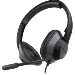 Creative HS-720 V2 Headset - Stereo - USB Type A - Wired - 20 Hz to 20 kHz - On-ear - Binaural - Ear-cup - 6.56 ft Cable - Noise Cancelling  Condenser Microphone - Black