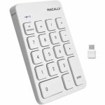 Macally keypad - Wireless Connectivity - RF - 2.40 GHz - USB Type C Interface - 18 Key(s) - MacBook  Chromebook  Computer  MacBook Pro - PC  Mac - Scissors Keyswitch