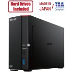 BUFFALO LinkStation 710 1-Bay 8TB Personal Cloud NAS Storage Hard Drives Included - Hexa-core (6 Core) 1.30 GHz - 1 x HDD Supported - 1 x HDD Installed - 8 TB Installed HDD Capacity - 2