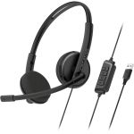 Creative HS-220 USB Headset with Noise-Cancelling Mic and Inline Remote - Stereo - USB Type A - Wired - 100 Hz to 20 kHz - Over-the-head - Binaural - Supra-aural - Noise Cancelling  Con