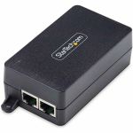 StarTech.com 1-Port 2.5GbE PoE+ Injector  Multi-Gigabit 10M/100M/1G/2.5G Ethernet  Midspan PoE/PoE+ (802.3af/802.3at)  30W  Unmanaged - 1-Port 2.5GbE PoE+ injector - Unmanaged inline mi