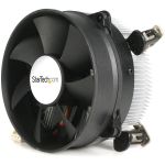 StarTech.com CPU Cooler Fan - Processor cooler - ( Socket 775 ) - aluminum - black - 95mm - Provide a fan and heatsink cooling solution to any standard Socket 775/T desktop CPU - socket