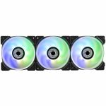 In Win Lynx LN120P Cooling Fan - 3 Pack - 3 x Fan(s) - 61.20 CFM Maximum Airflow - 2200 rpm - Long Life Sleeve Bearing - 4-Pin (12V  PWM)  3-Pin (5V  ARGB) - ARGB LED - White - Polybuty