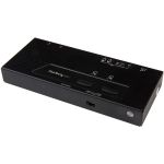 StarTech.com 2x2 HDMI Matrix Switch - 4K with Fast Switching  Auto-Sensing and Serial Control - Automatically switch between two video sources on two displays with fast switching for mi