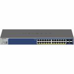 Netgear Gigabit PoE+ Smart Switches with 4 Dedicated 10G SFP+ Ports - 24 Ports - Manageable - Gigabit Ethernet  10 Gigabit Ethernet - 10GBase-X  10/100/1000Base-T - 3 Layer Supported -