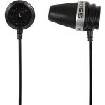 Koss Sparkplug Earset - Stereo - Wired - 16 Ohm - 10 Hz to 20 kHz - Earbud - Binaural - In-ear - 4 ft Cable - Black