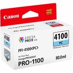 Canon Lucia PRO II PFI-4100 Original Inkjet Ink Cartridge - Photo Cyan - 1 / Pack - 80 mL