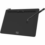 Adesso 10in x 6in Graphic Tablet - Graphics Tablet - 10in x 6in - 5080 lpi Cable - 8192 Pressure Level - Pen - 1 - Mac  PC - Black