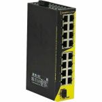 Brainboxes SW-7617 Ethernet Switch - 16 Ports - Fast Ethernet  Gigabit Ethernet - 10/100Base-T  1000Base-X - 2 Layer Supported - 1 SFP Slots - 7.50 W Power Consumption - Twisted Pair  O