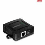 TRENDnet Gigabit PoE Splitter  1 x Gigabit PoE Input Port  1 x Gigabit Output Port  Up to 100m (328 ft)  Supports 5V  9V  12V Devices  802.3af PoE Compatible  PoE Powered  Black  TPE-10