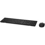 Dell Wireless Keyboard and Mouse- KM636 (Black) - USB Wireless RF - Black - USB Wireless RF - Optical - QWERTY - Black - Mute  Play/Pause  Back  Forward  Volume Up  Volume Down Hot Key(