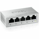ZYXEL GS-105B v5 Ethernet Switch - 5 Ports - Gigabit Ethernet - 100/1000Base-T - 2 Layer Supported - 2.99 W Power Consumption - Twisted Pair - Desktop  Wall Mountable
