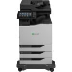 Lexmark CX825dte Laser Multifunction Printer - Color - TAA Compliant - Copier/Fax/Printer/Scanner - 55 ppm Mono/55 ppm Color Print - 2400 x 600 dpi Print - Automatic Duplex Print - Up t