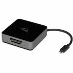 OWC Atlas Dual CFexpress Type B + SD Card Reader with USB-C (10Gb/s) - Dual-Slot CFexpress Type B And SDXC UHS-II - Up 1032MB/s - Integrated USB-C (10Gb/s) Cable - Built-in Cable Storag
