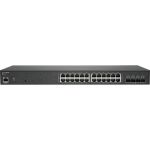 SonicWall Switch SWS14-24 - 28 Ports - Manageable - Gigabit Ethernet  10 Gigabit Ethernet - 1000Base-T  10GBase-X - 2 Layer Supported - Modular - 36 W Power Consumption - Optical Fiber
