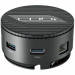 CODi Centro M3 7 Port USB-C Docking Station - Delivers 100W power  connects peripherals  and supports dual HDMI display expansion