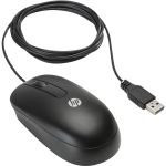 HP 3-Button USB Laser Mouse - Laser - Cable - Black - USB - 1000 dpi - Scroll Wheel - 3 Button(s) - Symmetrical - 1