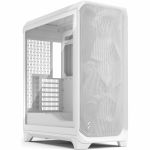 Fractal Design Computer Case Meshify 3 - Mid-tower - White  Tint - Mesh  Steel  Tempered Glass - 6 x Bay - 3 x 140mm Fan(s) Installed - EATX  ATX  Micro ATX  Mini ITX Motherboard Suppor