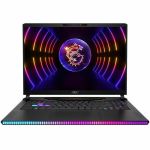 MSI Raider GE68Hx 16 in 240Hz Gaming Laptop Intel Core i7-14700HX RTX 4060 16GB 1TB+512GB SSD - W11P - Raider 16 inch laptop with 240Hz display panel. Intel core i7 and Nvidia Geforce R