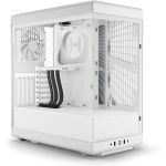 HYTE CS-HYTE-Y40-WW Y40 Mid-Tower Computer Case ATX Micro-ATX and Mini-ITX Support USB-A & USB-C 3.2 Gen 1 Snow White