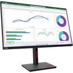 Lenovo ThinkVision T32h-30 32in Class WQHD LED Monitor - 16:9 - 31.5in Viewable - In-plane Switching (IPS) Technology - WLED Backlight - 2560 x 1440 - 1.07 Billion Colors - 350 Nit - 4