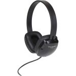 Cyber Acoustics ACM-6004 Stereo Headphones - Stereo - Mini-phone (3.5mm) - Wired - 20 Hz to 20 kHz - Over-the-head - Binaural - Supra-aural - 6 ft Cable - Black