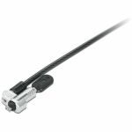 Lenovo NanoSaver MasterKey Cable Lock - 5.91 ft Cable - Master Keyed Lock - Black - Carbon Steel  Plastic - For Notebook  Tablet  Monitor  Desktop Computer