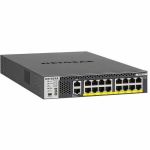 Netgear XSM4316PB Ethernet Switch - 16 Ports - Manageable - 3 Layer Supported - 610 W Power Consumption - 500 W PoE Budget - Twisted Pair - PoE Ports - 1U - Rack-mountable - Lifetime Li