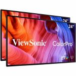24in ColorPro&trade; 1080p Dual Pack Head-Only IPS Docking Monitors with 65W USB-C and Daisy Chain - 23.8in Viewable - SuperClear IPS - LED Backlight - 1920 x 1080 - 16.7 Million Colors