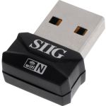 SIIG IEEE 802.11n Wi-Fi Adapter for Desktop Computer  Notebook - Mini USB - 150 Mbit/s - 2.40 GHz ISM - External