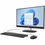 HP 24-cr0000a 24-cr0430 All-in-One Computer - Intel N-Series i3-N300 - 8 GB - 256 GB SSD - 23.8in Full HD - Desktop - Jet Black - Intel Chip - 1920 x 1080 - Windows 11 Home - Intel UHD
