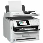 Epson WorkForce Pro WF-M5899 Wired & Wireless Inkjet Multifunction Printer - Monochrome - Copier/Fax/Printer/Scanner - 1200 x 2400 dpi Print - Automatic Duplex Print - Up to 70000 Pages