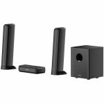 ULTIMEA Apollo U3720 5.1 Bluetooth Sound Bar Speaker - 320 W RMS - Black - Wall Mountable  Table Mountable  Stand Mountable - Desktop - 40 Hz to 18 kHz - Dolby Atmos  Surround Sound - U