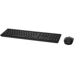Dell-IMSourcing Wireless Keyboard and Mouse- KM636 (Black) - USB Wireless RF - Black - USB Wireless RF - Optical - QWERTY - Black - Mute  Play/Pause  Back  Forward  Volume Up  Volume Do
