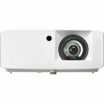 Optoma ZW350ST 3D Short Throw DLP Projector - 16:9 - White - High Dynamic Range (HDR) - Front - 1080p - 30000 Hour Normal Mode - 300000:1 - 3600 lm - HDMI - USB - Network (RJ-45) - Conf