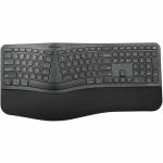Targus Sustainable Ergonomic EcoSmart Keyboard - Wireless Connectivity - Bluetooth - 5 - 104 Key(s) - ChromeOS  Windows  Mac OS  iPadOS  iOS  Android - Notebook  Tablet - PC  Mac - AAA