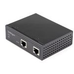 StarTech.com Industrial Gigabit PoE Injector - High Speed 90W 802.3bt PoE++ 52V-56VDC Ultra Power Over Ethernet/UPoE Injector -40C to +75C - High power industrial gigabit PoE injector 9