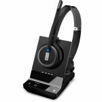 EPOS IMPACT SDW 5063T Headset - Microsoft Teams Certification - Stereo - Wireless - DECT - 590.6 ft - 20 Hz to 20 kHz - On-ear - Binaural - Ear-cup - MEMS Technology  Noise Cancelling