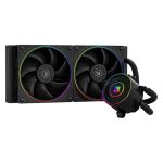 Thermalright Aqua Elite 240 V5 ARGB Black AIO CPU Cooler 240mm AIO Pump Head Speed up to 2000RPM PWM Fans Black