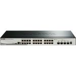 D-Link DGS-1510-28XMP Ethernet Switch - 24 Ports - Manageable - Gigabit Ethernet  10 Gigabit Ethernet - 10/100/1000Base-T  10GBase-X - 3 Layer Supported - Twisted Pair  Optical Fiber -