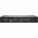 SonicWall TZ570 Network Security/Firewall Appliance - Intrusion Prevention - 8 Port - 10/100/1000Base-T - 5 Gigabit Ethernet - 4 Gbit/s Firewall Throughput - DES  3DES  MD5  SHA-1  AES